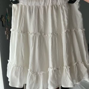 Princess Polly white skirt